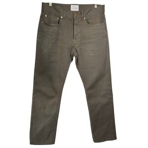 Sid Mashburn Textured Pants‎ 30x29 Made in Italy Olive Green Casual Trousers